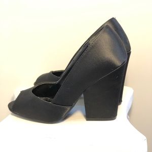 Forever 21 Satin Block Heels